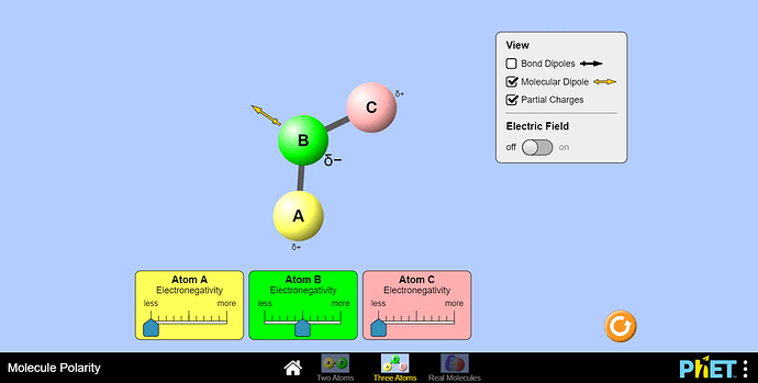 Molecule Polarity screenshot