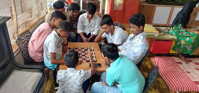Chess is the what attracts everyone at LA.
